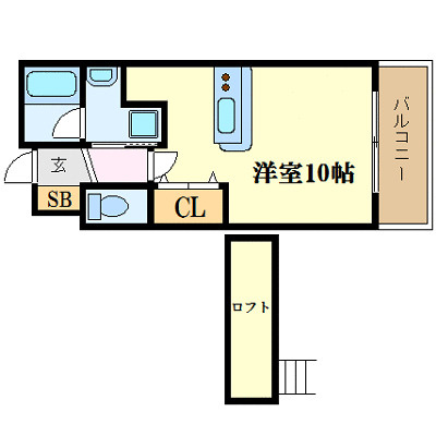 金屋町グランデの間取り