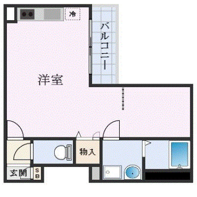 Branche宇品の間取り