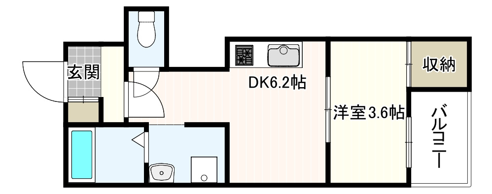 プレデンシア上住吉の間取り