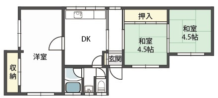 Kハイツの間取り