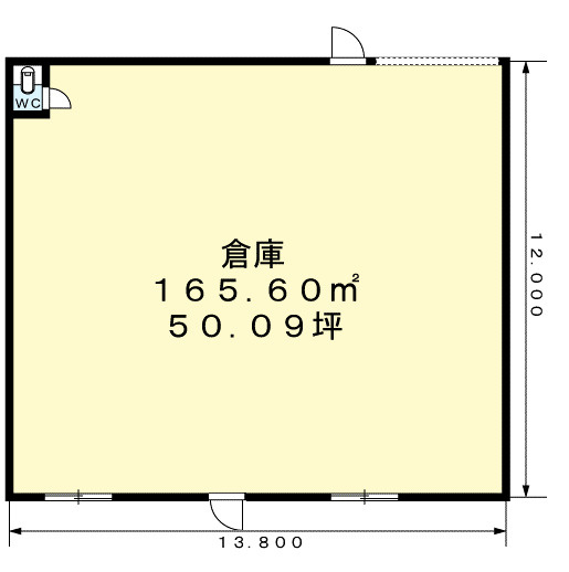 蔀屋工場（Ｃ）の間取り