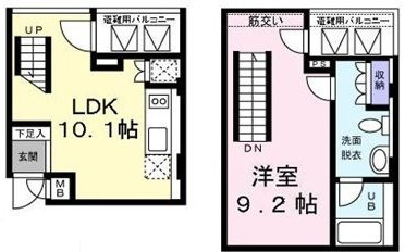 アリス・マナーガーデン銀座ウォークの間取り|間取りです。