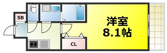 【間取り】 | メルディアクレスト難波ソルテラス 仲介手数料無料