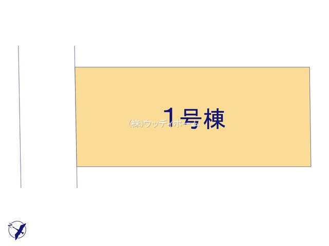 越谷市大沢4丁目　新築一戸建ての区画図
