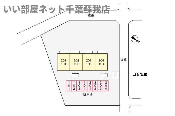 ピュアシャルム56の区画図