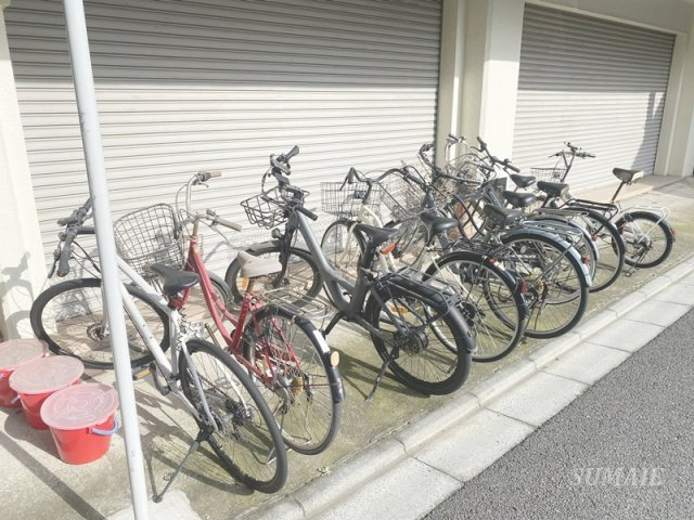 コーポラスオーヌマのその他共用部分|自転車置き場です☆