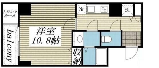 メゾン・ド・ヴィレ八丁堀の間取り|間取りです。