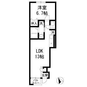パールオハナの間取り