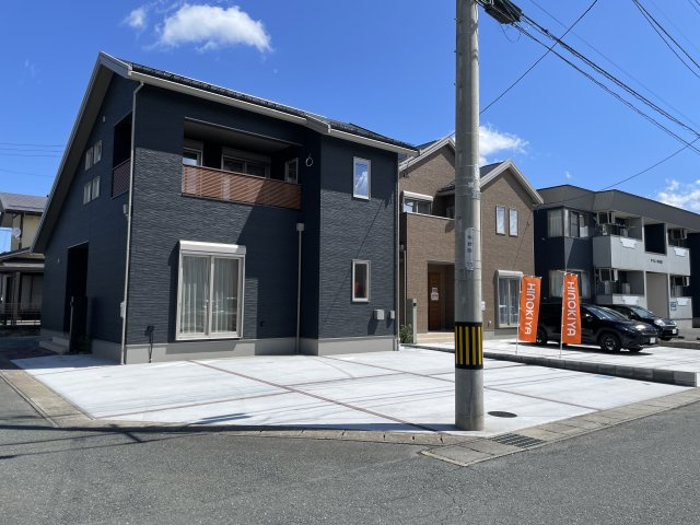 【外観】 | 【新築分譲住宅】山形市南館西　2棟 | 1号棟
角地＆駐車3台以上可能です！
