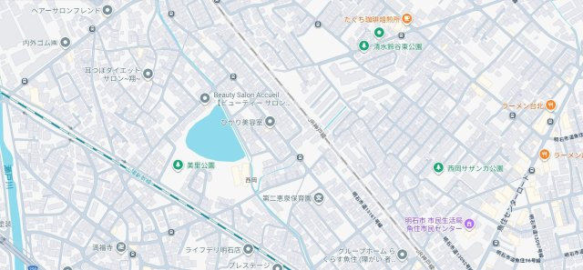明石市魚住町西岡　第2期　新築一戸建ての地図