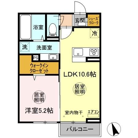 コージーコート・エーデルの間取り|間取図