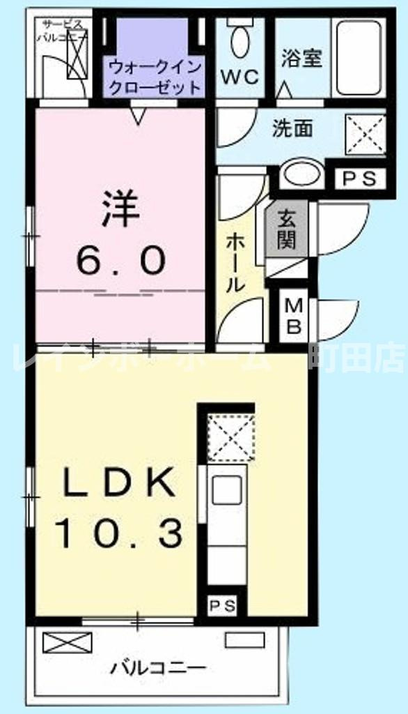クリスタルメゾン　しらかば※初期費用分割あと払いサービス利用可能物件の間取り