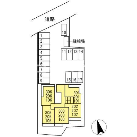 sanctuary court(サンクチュアリ コート）の区画図|高崎、前橋エリアのお部屋探しはエンドスケープまで！お客様の理想お聞かせ下さい♪