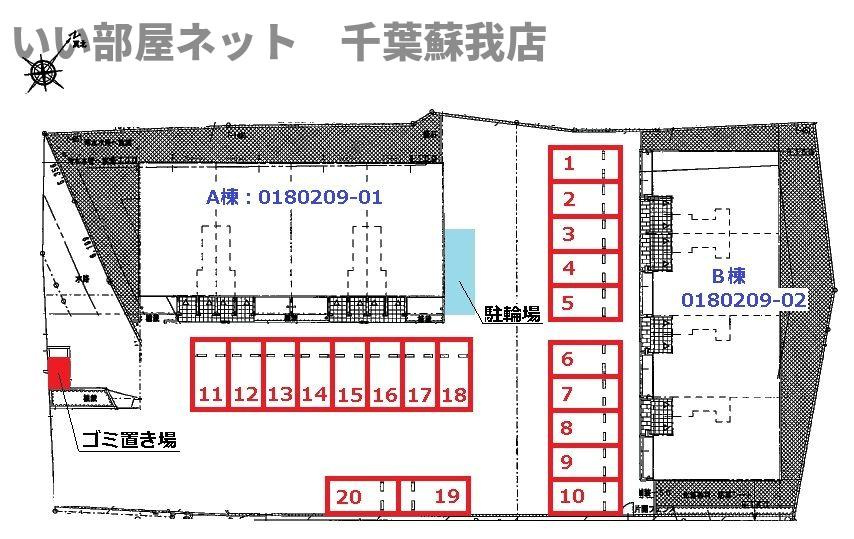 グリーンシー　Ｂの駐車場
