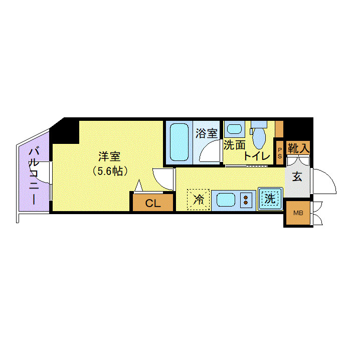 Log横浜駅東の間取り