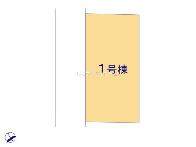 春日部市上蛭田2期　新築一戸建ての区画図