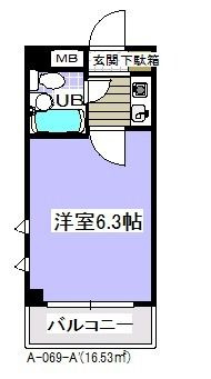 ローズマンションＡ６９番館(A-069)の間取り