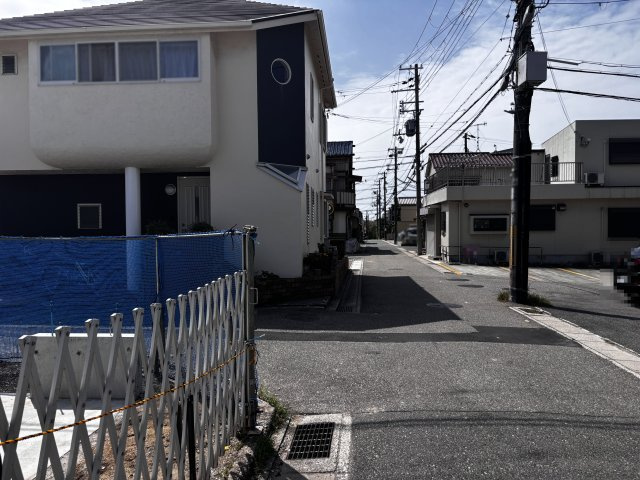 明石市東藤江2丁目新築戸建１号棟の前面道路含む現地写真|2026年9月12日撮影