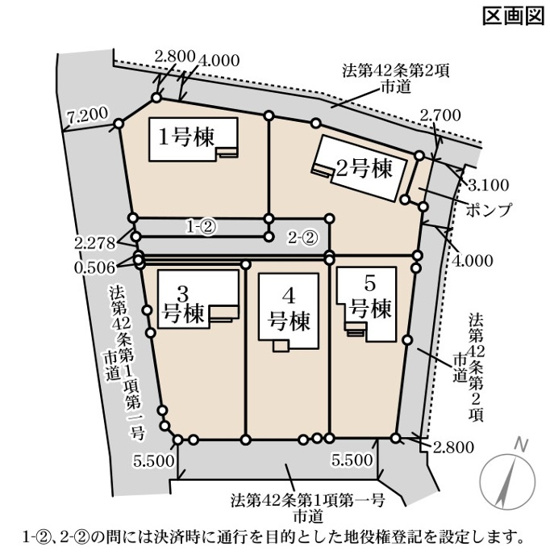 【区画図】 | 藤岡市下戸塚　ラスト２棟！