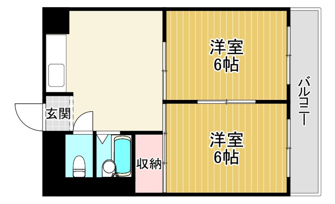 【間取り】 | プチメゾン城北