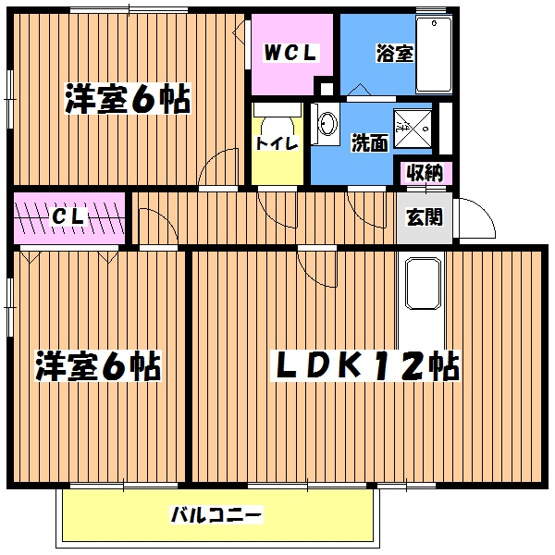 【間取り】 | ウィルモア・ラフォーレ