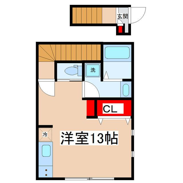 ハイツ柴又の間取り