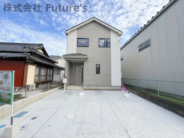 八潮市鶴ケ曽根　新築戸建　全3棟　A号棟の外観|八潮駅・草加駅バス12分『エイトアリーナ入口』停歩3分