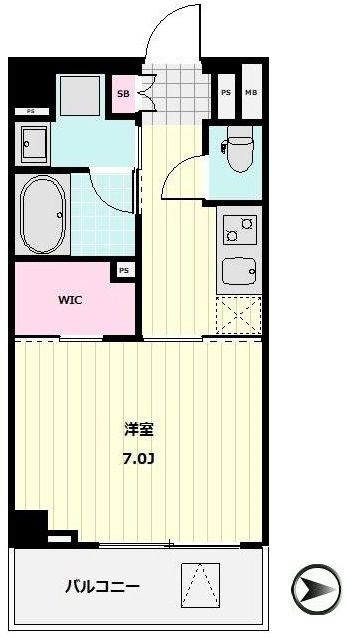 ヴィークブライト南麻布の間取り