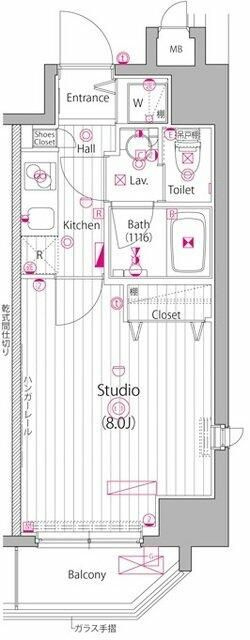 ガーラ・ヴィスタ水道橋の間取り|間取りです。