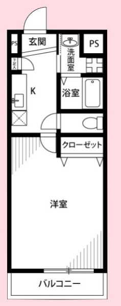 アンプルール フェール 岩波の間取り