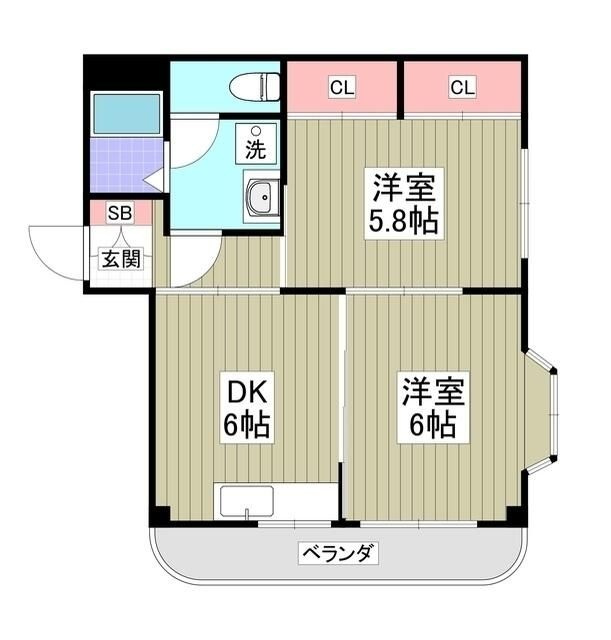 アビタシオン壱番館の間取り|間取りです。