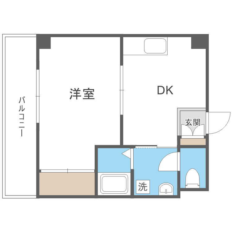 ラビアンローズの間取り