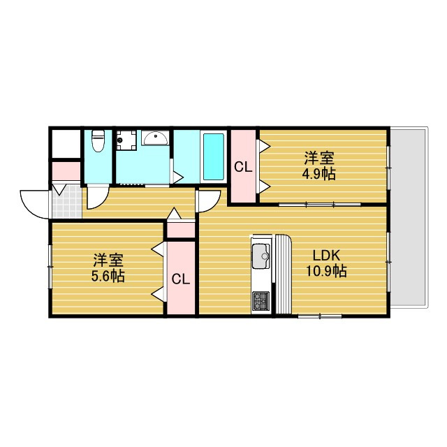 ラ　ルーチェの間取り