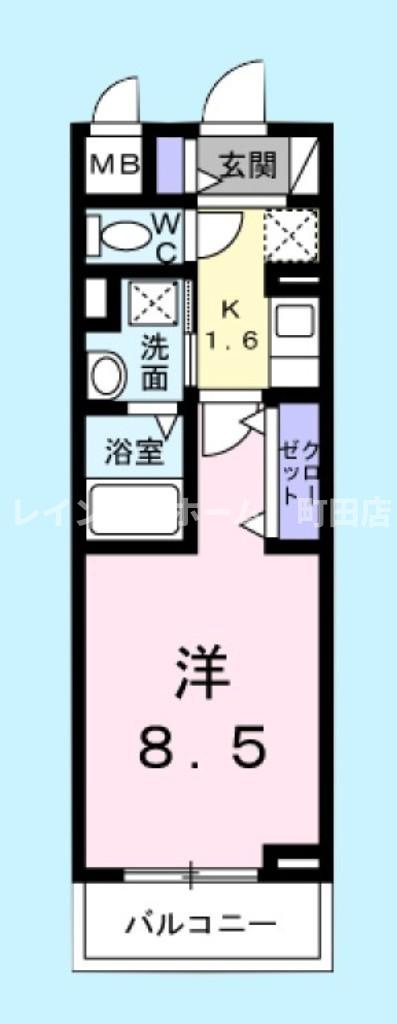ヴェリーヌ※初期費用分割あと払いサービス利用可能物件の間取り