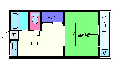 西芦屋ローズプラザの間取り