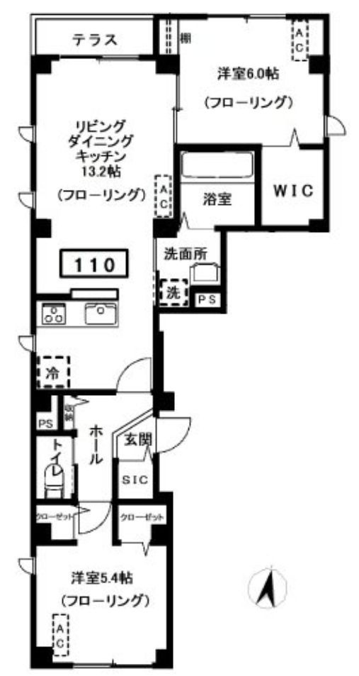 (仮称)グレイスレジデンス北千住の間取り