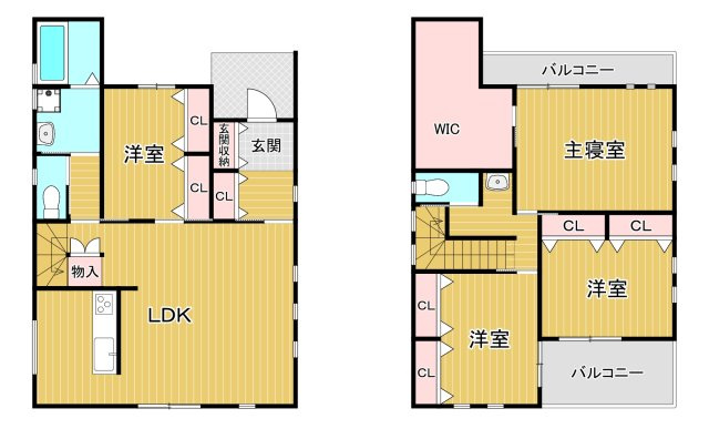 久留米市南町4の間取り