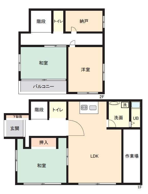 戸建 川越市大字天沼新田の間取り