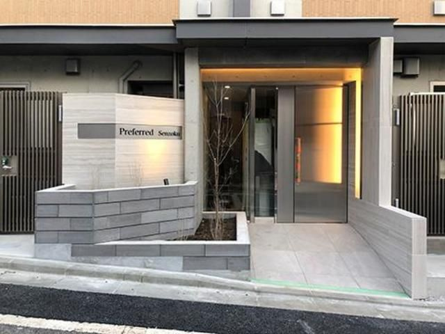 プリファード洗足のエントランス