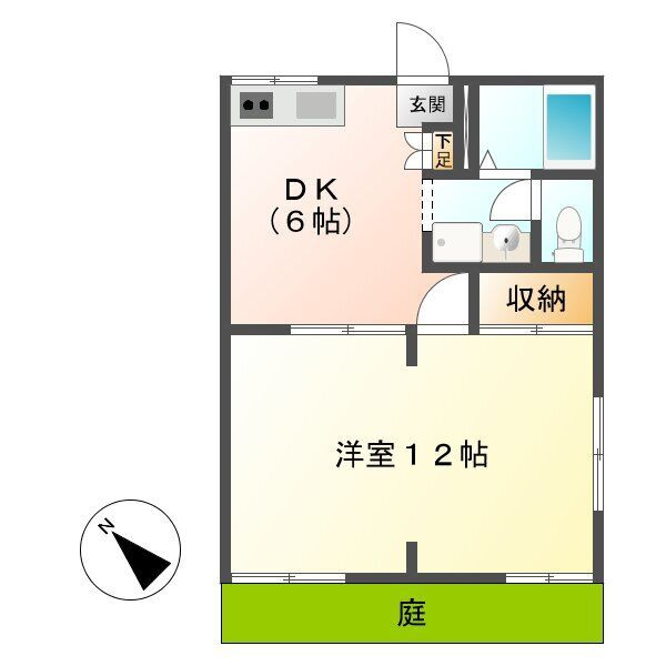 ドミール長久手の間取り