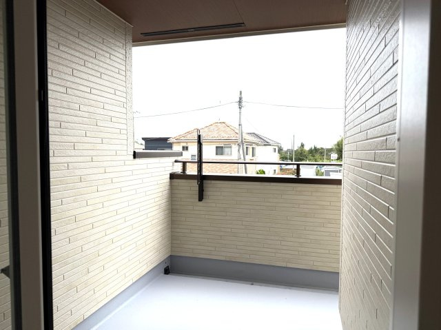 比企郡吉見町久保田　新築戸建のバルコニー