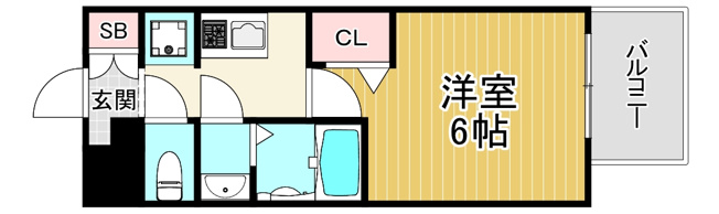 【間取り】 | プレサンス深江橋ラヴィゲート