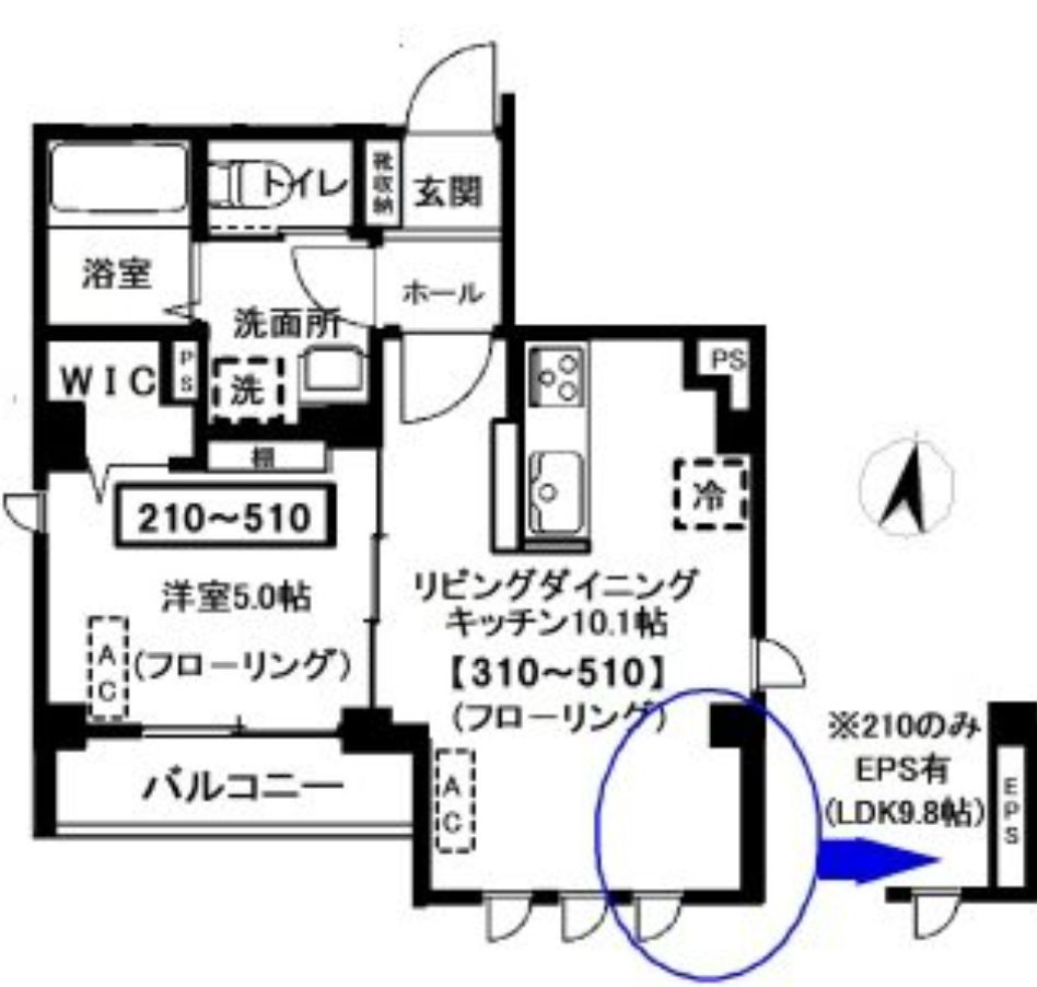 (仮称)グレイスレジデンス北千住の間取り