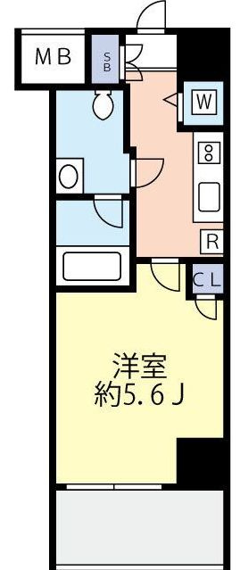 グランヴァンミッドイースト押上の間取り|間取りです。