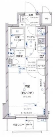 パレステュディオ虎ノ門の間取り|間取りです。