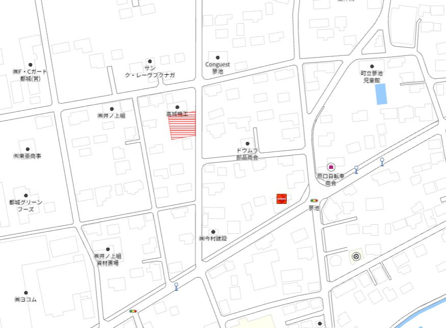 北諸県郡三股町大字蓼池の売地の土地図