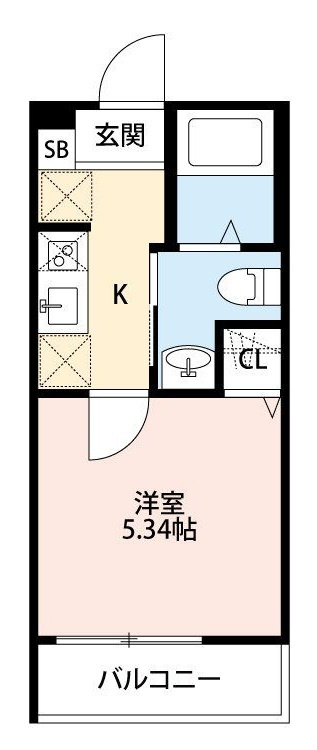 Ciel 前野町の間取り|間取りです。