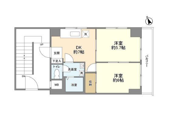 YMTプレイスⅠの間取り