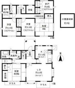 日進市岩崎町戸建の間取り