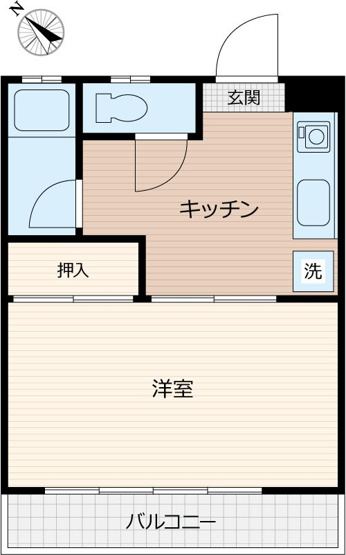 【区画図】 | 高峰コーポ2（タカミネコーポⅡ）